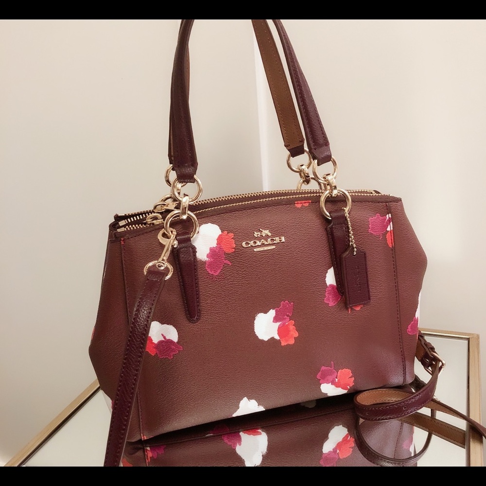 COACH MINI CHRISTIE CARRYALL IN FIELD FLORA PRINT